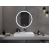 Mexen Oro miroir de salle de bain éclairé, rond 80 cm, LED 6000K, anti-buée - 9824-080-080-611-00