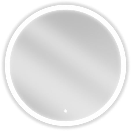 Mexen Oro miroir de salle de bain éclairé, rond 80 cm, LED 6000K, anti-buée - 9824-080-080-611-00