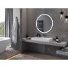 Mexen Oro miroir de salle de bain éclairé, rond 90 cm, LED 6000K, antibuée - 9824-090-090-611-00