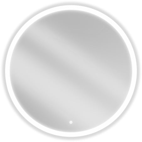 Mexen Oro miroir de salle de bain éclairé, rond 90 cm, LED 6000K, antibuée - 9824-090-090-611-00