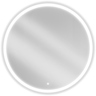 Mexen Oro miroir de salle de bain éclairé, rond 100 cm, LED 6000K, anti-buée - 9824-100-100-611-00