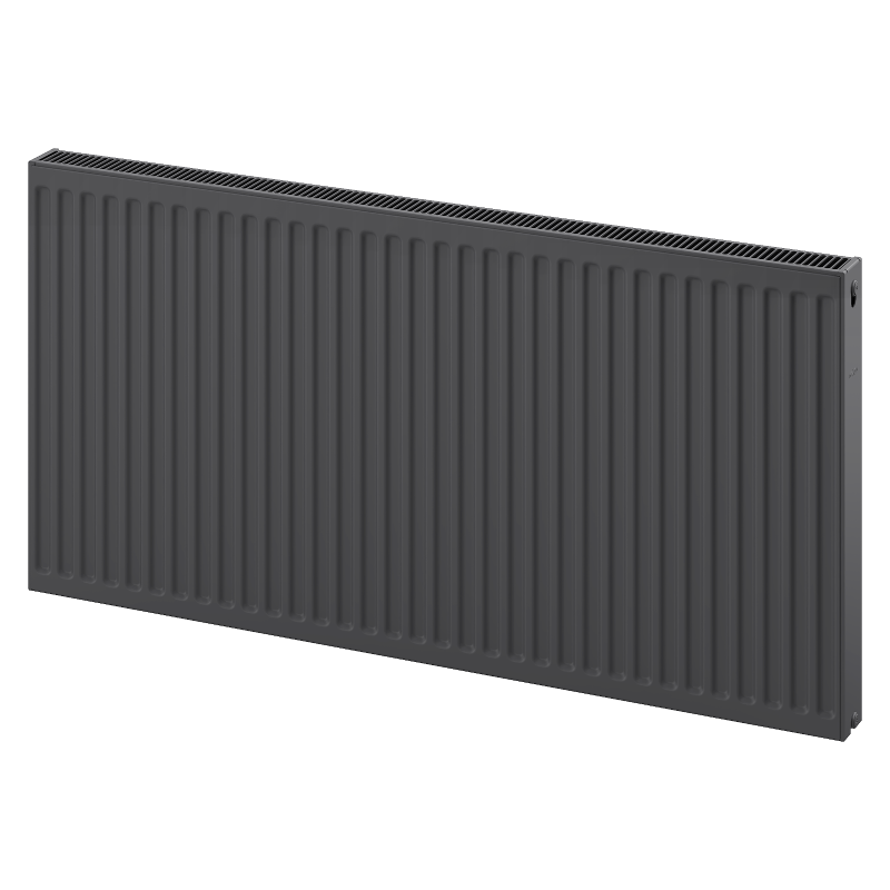 Radiateur à plaques Mexen C21 400 x 1200 mm, raccordement latéral, 1112 W, anthracite - W421-040-120-66
