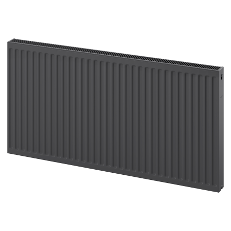 Radiateur à plaques Mexen C21 400 x 1200 mm, raccordement latéral, 1112 W, anthracite - W421-040-120-66
