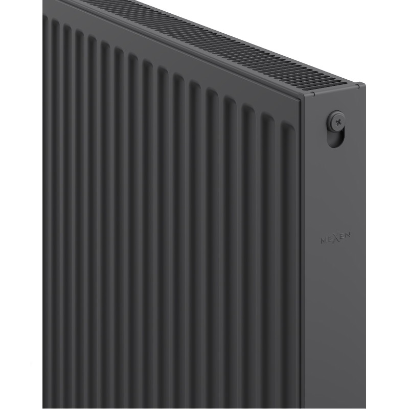 Mexen C21 radiateur plat 600 x 800 mm, raccordement latéral, 1026 W, anthracite - W421-060-080-66