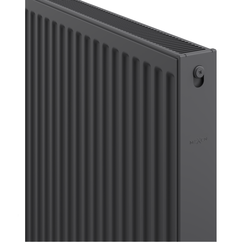 Mexen C21 radiateur à plaque 600 x 2800 mm, connexion latérale, 3590 W, anthracite - W421-060-280-66