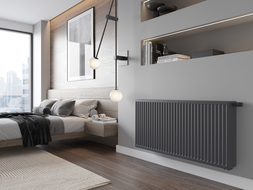 Radiateur plat Mexen C33 600 x 800 mm, connexion latérale, 1868 W, anthracite - W433-060-080-66