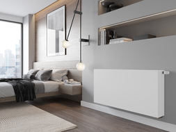 Mexen Flat CVF33 radiateur mural 300 x 1000 mm, connexion inférieure, 1240 W, blanc - W633F-030-100-00