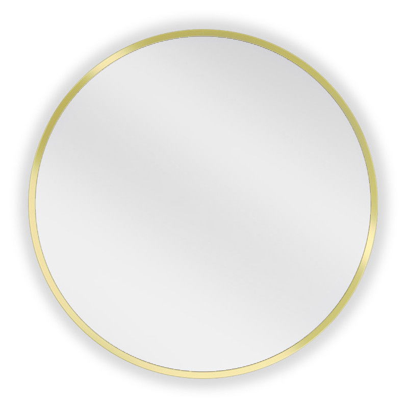 Mexen Loft miroir de salle de bain rond 45 cm, cadre doré - 9850-045-045-000-50