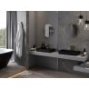 Mexen Loft miroir de salle de bain rond 55 cm, cadre doré - 9850-055-055-000-50