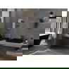 Mexen Loft miroir rond de salle de bain 55 cm, cadre doré - 9850-055-055-000-50