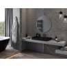 Mexen Loft miroir de salle de bain rond 80 cm, cadre doré - 9850-080-080-000-50