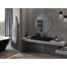 Mexen Loft miroir de salle de bain rond 90 cm, cadre doré - 9850-090-090-000-50