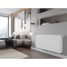 Radiateur plat Mexen CVF33 500 x 400 mm, connexion inférieure, 760 W, blanc - W633F-050-040-00