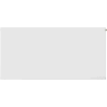 Radiateur plat Mexen CVF33 500 x 400 mm, connexion inférieure, 760 W, blanc - W633F-050-040-00