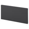 Mexen Flat CF11 radiateur plat 600 x 2000 mm, raccordement latéral, 1567 W, anthracite - W411F-060-200-66
