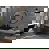 Mexen Loft miroir de salle de bains rond 95 cm, cadre noir - 9850-095-095-000-70