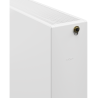 Radiateur plat Mexen Flat CVF33 600 x 1200 mm, connexion inférieure, 2641 W, blanc - W633F-060-120-00