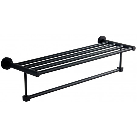 Mexen Remo étagère à serviette, noire - 7050720-70