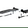Mexen Remo étagère pour serviette, noire - 7050720-70