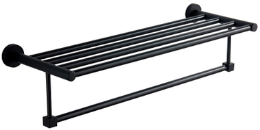 Mexen Remo étagère à serviette, noire - 7050720-70