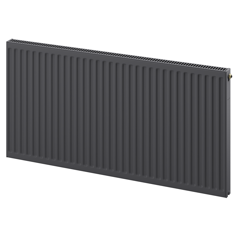 Chauffage à panneau Mexen CV11 600 x 700 mm, connexion inférieure, 653 W, anthracite - W611-060-070-66