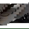 Miroir de salle de bain ovale Mexen Loft 70 x 50 cm, cadre noir - 9851-070-050-000-70