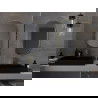 Mexen Loft miroir de salle de bains ovale 85 x 50 cm, cadre doré - 9851-085-050-000-50
