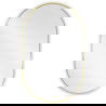 Mexen Loft miroir de salle de bains oval 90 x 55 cm, cadre doré - 9851-090-055-000-50