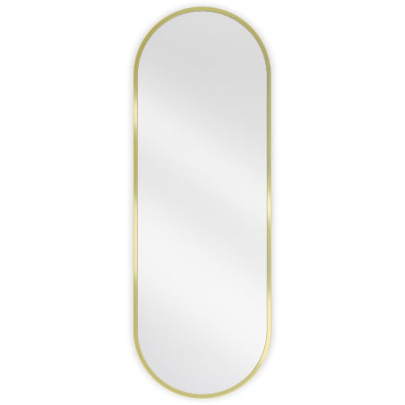 Mexen Loft miroir de salle de bains ovale 100 x 35 cm, cadre doré - 9851-100-035-000-50