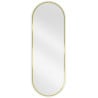 Mexen Loft miroir de salle de bain ovale 100 x 35 cm, cadre doré - 9851-100-035-000-50