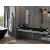 Mexen Loft miroir de salle de bains ovale 100 x 35 cm, cadre doré - 9851-100-035-000-50