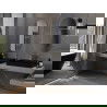 Mexen Loft miroir de salle de bain ovale 100 x 50 cm, cadre doré - 9851-100-050-000-50