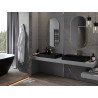 Mexen Loft Miroir de salle de bains ovale 100 x 50 cm, cadre doré brossé - 9851-100-050-000-50