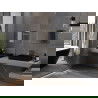Mexen Loft miroir de salle de bain rectangulaire 60 x 40 cm, cadre doré - 9852-060-040-000-50