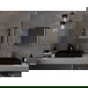 Mexen Loft miroir de salle de bain rectangulaire 60 x 50 cm, cadre doré - 9852-060-050-000-50