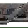 Mexen Loft miroir de salle de bain rectangulaire 60 x 50 cm, cadre noir - 9852-060-050-000-70