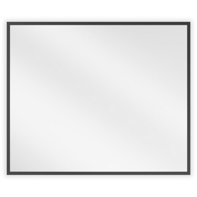 Mexen Loft miroir de salle de bain rectangulaire 60 x 50 cm, cadre noir - 9852-060-050-000-70