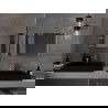 Mexen Loft miroir de salle de bains rectangulaire 70 x 50 cm, cadre doré - 9852-070-050-000-50
