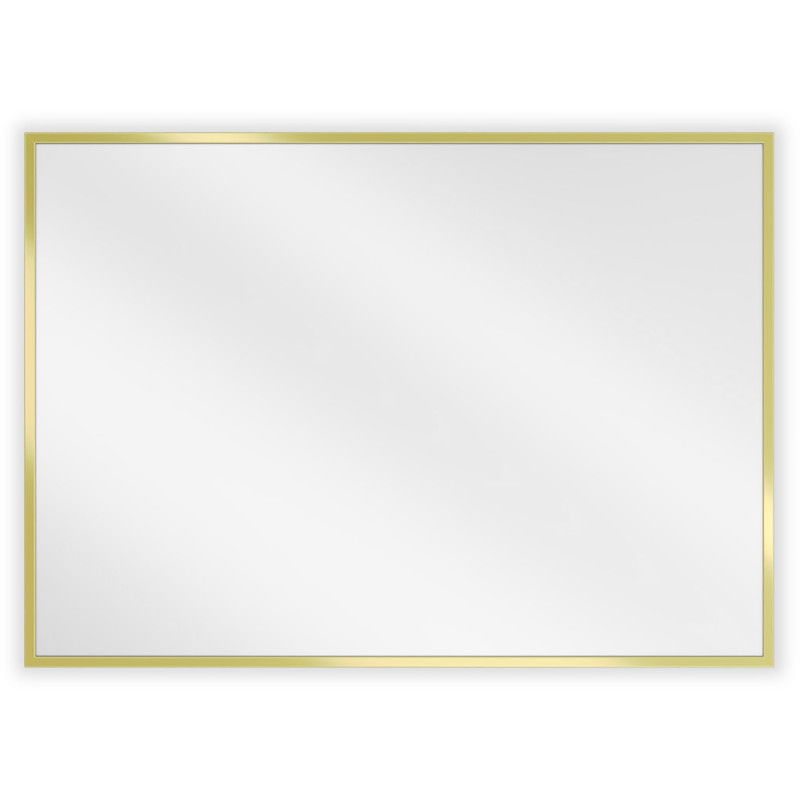 Mexen Loft miroir de salle de bains rectangulaire 70 x 50 cm, cadre doré - 9852-070-050-000-50