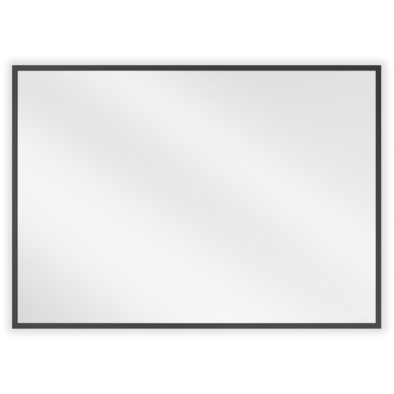 Mexen Loft miroir de salle de bain rectangulaire 70 x 50 cm, cadre noir - 9852-070-050-000-70