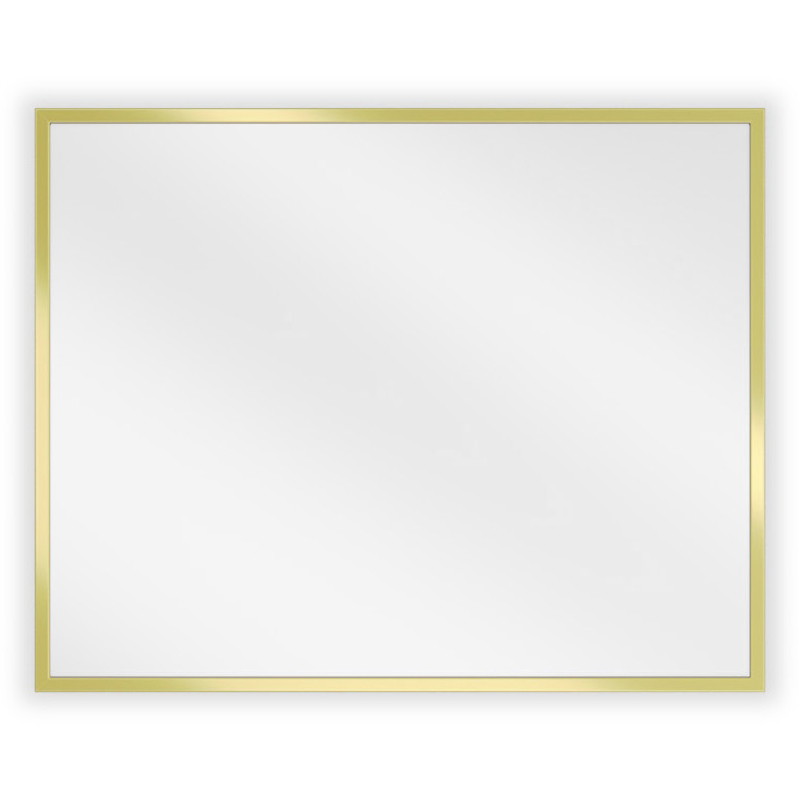 Mexen Loft Miroir de salle de bains rectangulaire 50 x 40 cm, cadre doré brossé - 9852-050-040-000-50