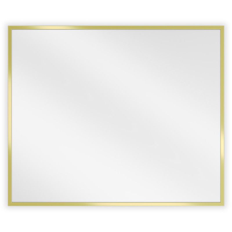 Mexen Loft miroir de salle de bain rectangulaire 60 x 50 cm, cadre doré - 9852-060-050-000-50