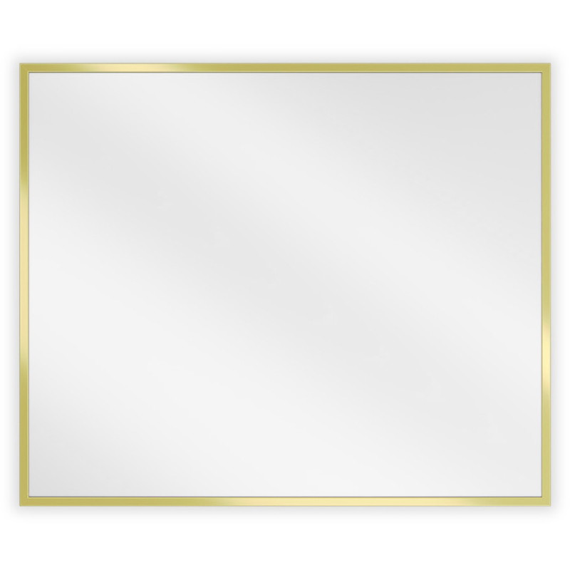 Mexen Loft miroir de salle de bains rectangulaire 60 x 50 cm, cadre doré brossé - 9852-060-050-000-50