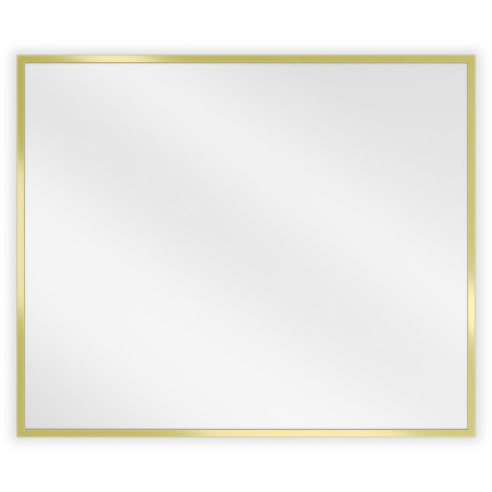 Mexen Loft miroir de salle de bains rectangulaire 60 x 50 cm, cadre doré brossé - 9852-060-050-000-50
