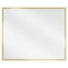 Mexen Loft miroir de salle de bains rectangulaire 60 x 50 cm, cadre doré - 9852-060-050-000-50