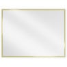 Mexen Loft miroir de salle de bain rectangulaire 80 x 60 cm, cadre doré - 9852-080-060-000-50