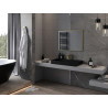 Mexen Loft miroir de salle de bains rectangulaire 80 x 60 cm, cadre doré brossé - 9852-080-060-000-50