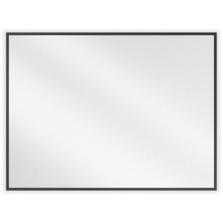 Mexen Loft miroir de salle de bain rectangulaire 80 x 60 cm, cadre noir - 9852-080-060-000-70