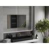 Mexen Loft miroir de salle de bain rectangulaire 90 x 60 cm, cadre doré - 9852-090-060-000-50