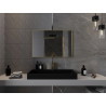 Mexen Loft miroir rectangulaire pour salle de bain 90 x 60 cm, cadre doré - 9852-090-060-000-50